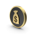 Dollar Money Bag Coin Logo Symbol Icon.H03.2k